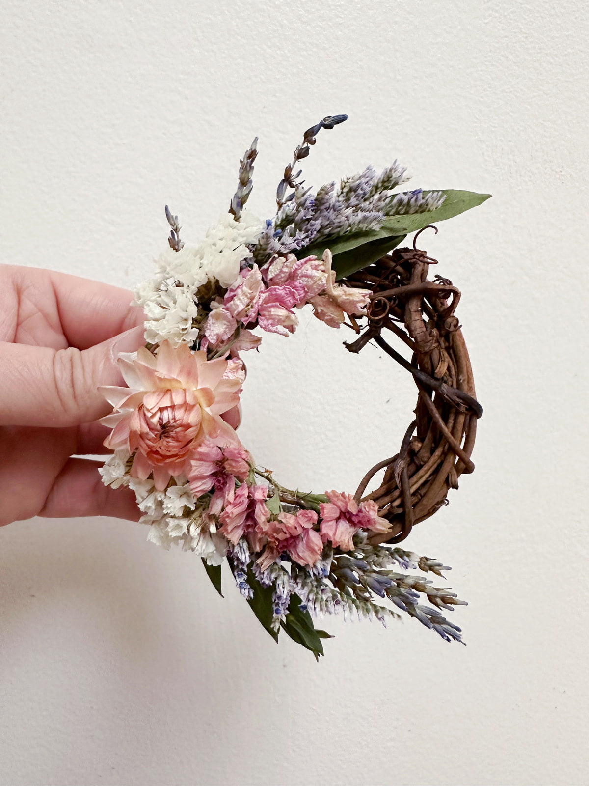 Mini Dried Flower wreath