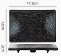 Black Ceramic Kokedama Tray